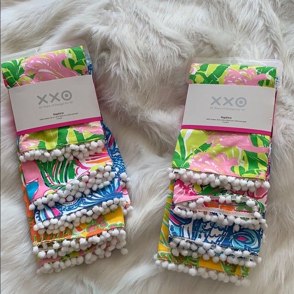 Lilly Pulitzer Kitchen New Lily Pulitzer Dinner Napkins Target Xxo